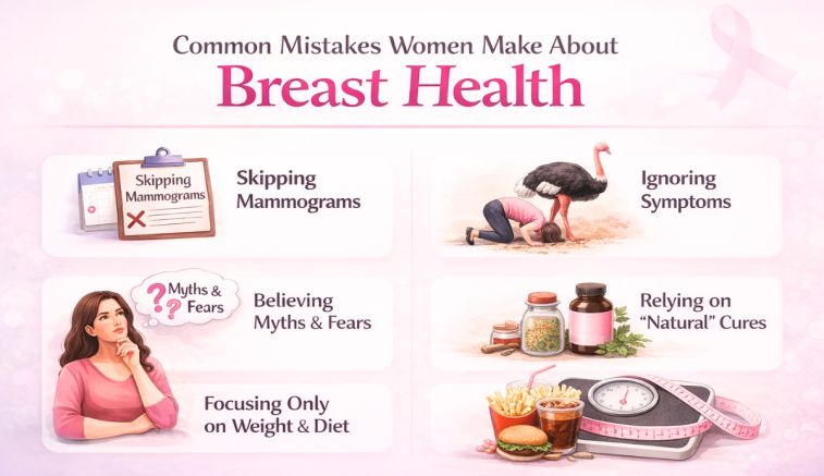 Common Mistakes Women Make About Breast Health
