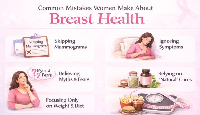 Common Mistakes Women Make About Breast Health